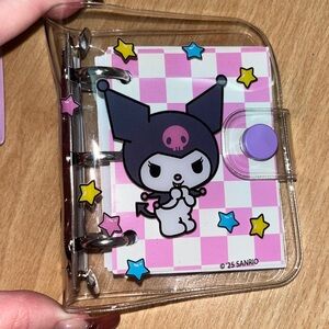 Sanrio Kuromi Mini Binder Notebook